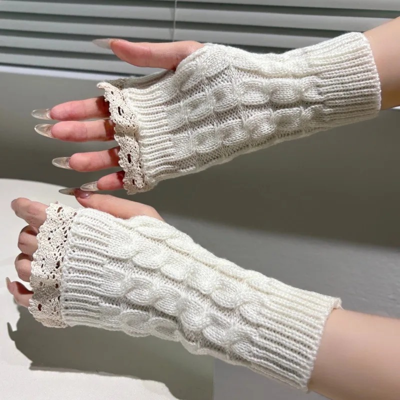 Y2K Women Lace Fingerless Glov - Fingerless Glove Knit review and price